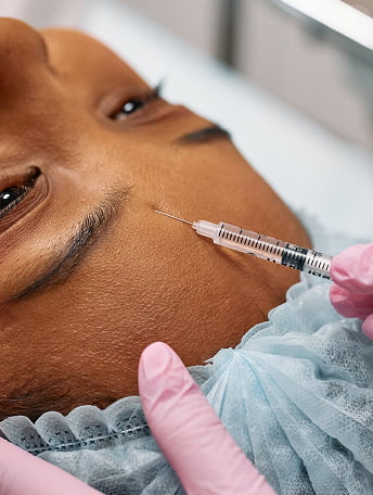 Обличчя жінки інєкція